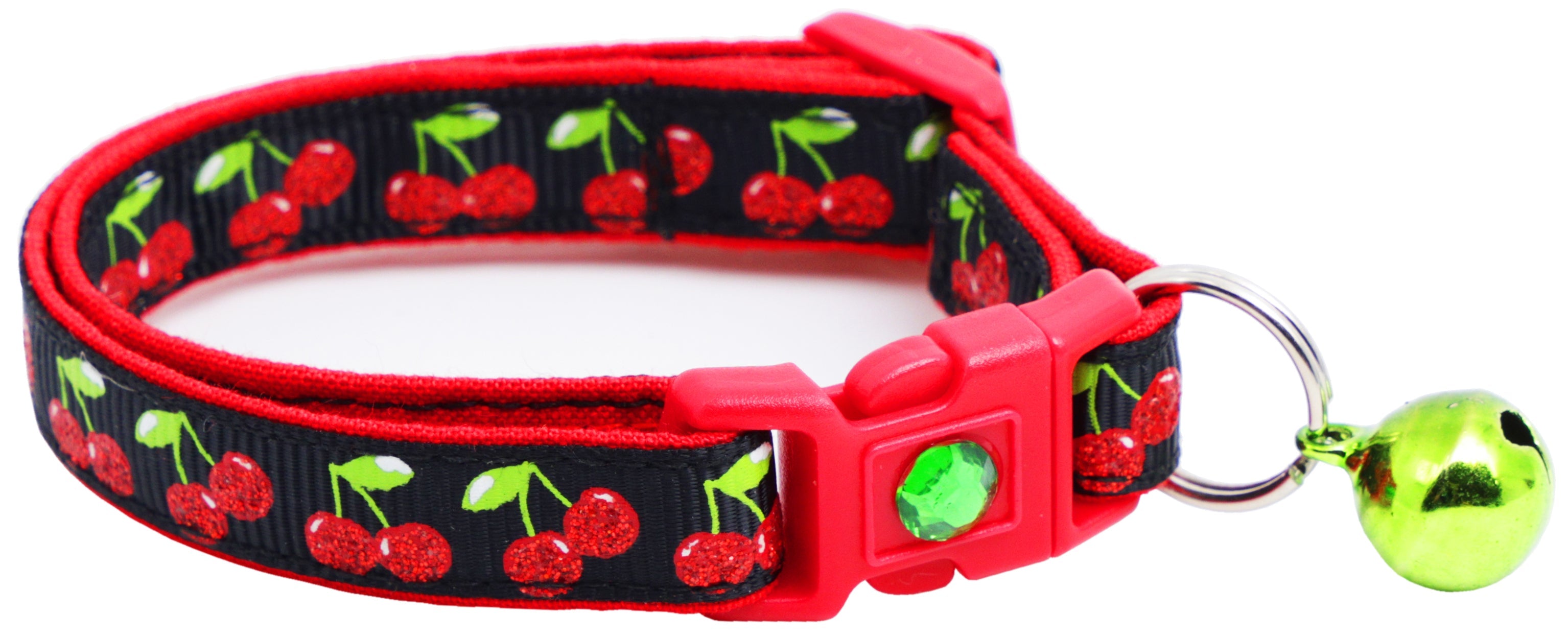Cherries Breakaway Cat Collar-5