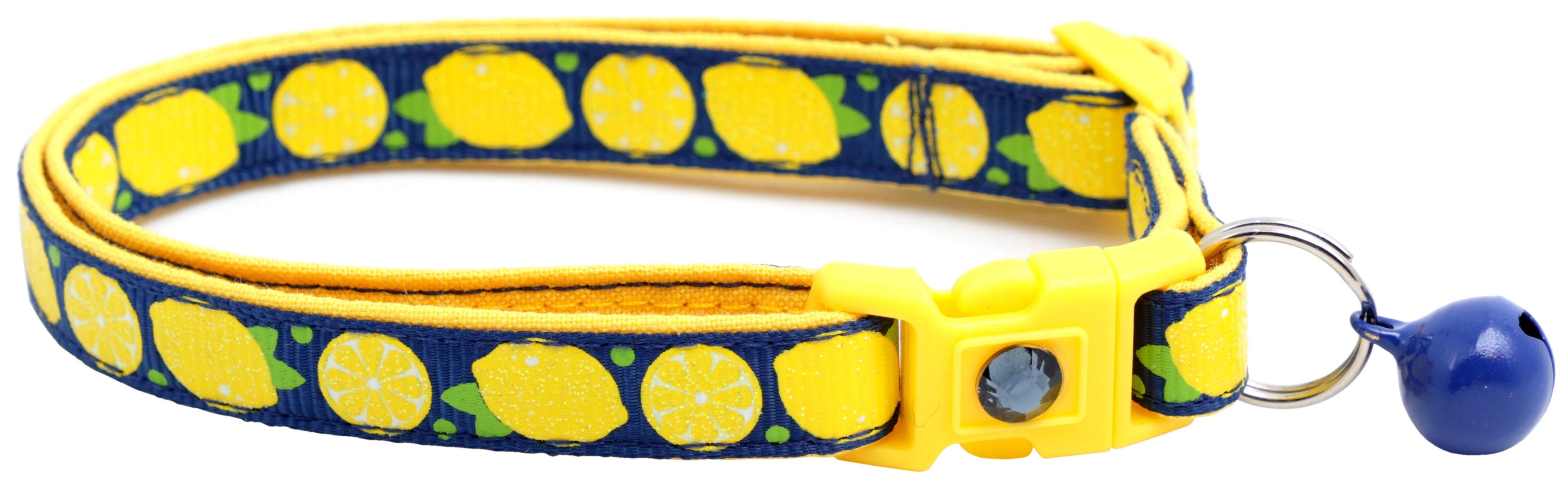 Lemon Breakaway Cat Collar-11