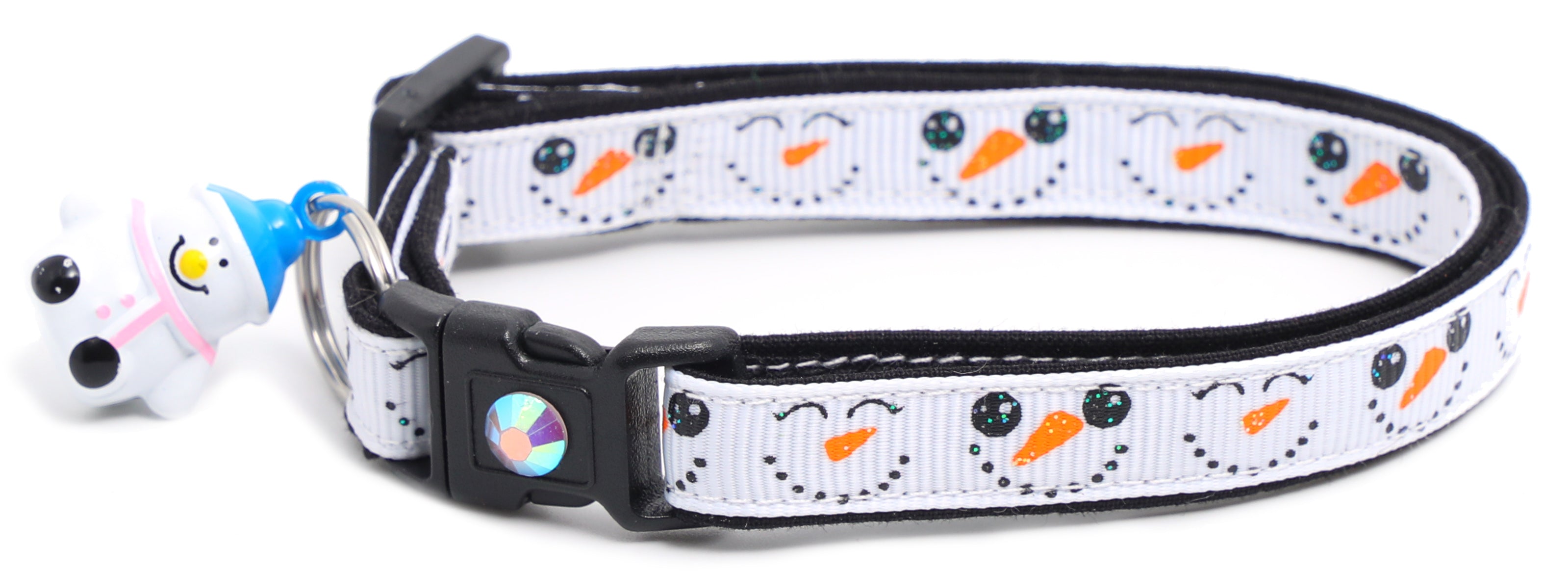 Snowman Faces Cat Collar-1