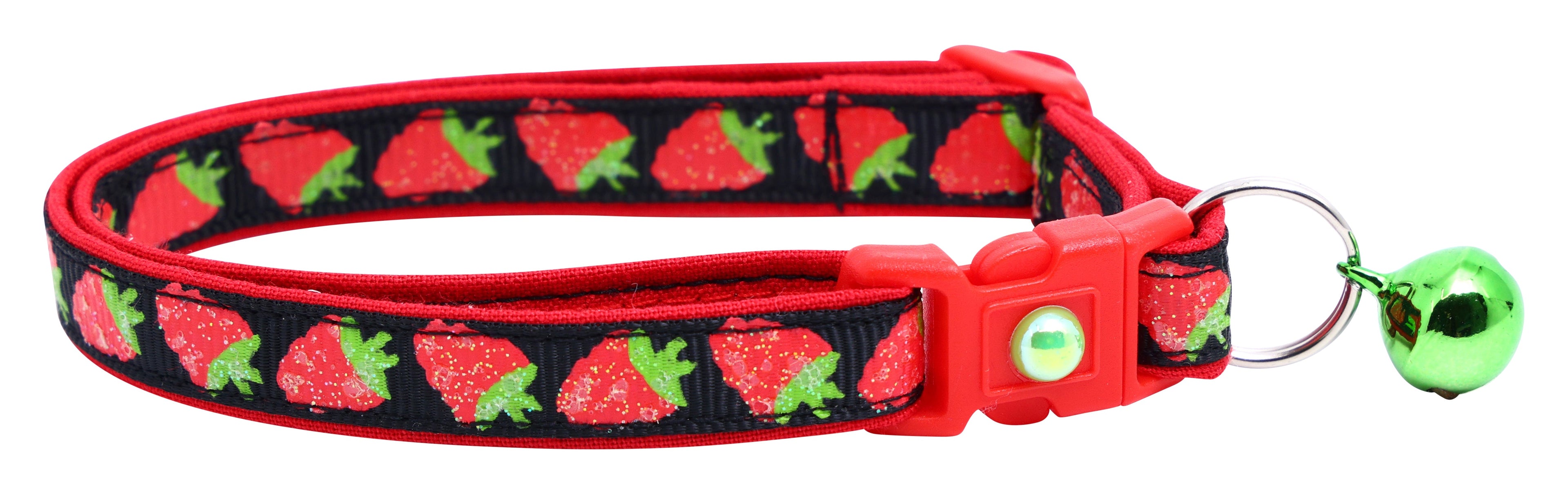 Raspberry Breakaway Cat Collar-4