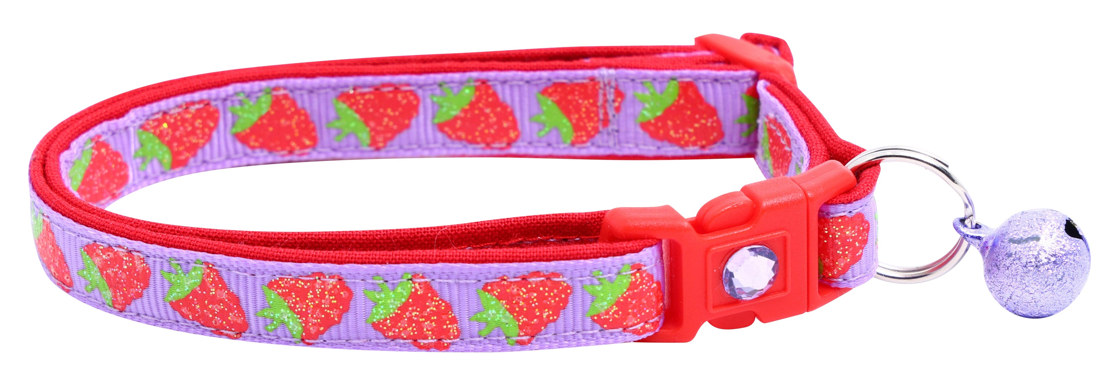 Raspberry Breakaway Cat Collar-8