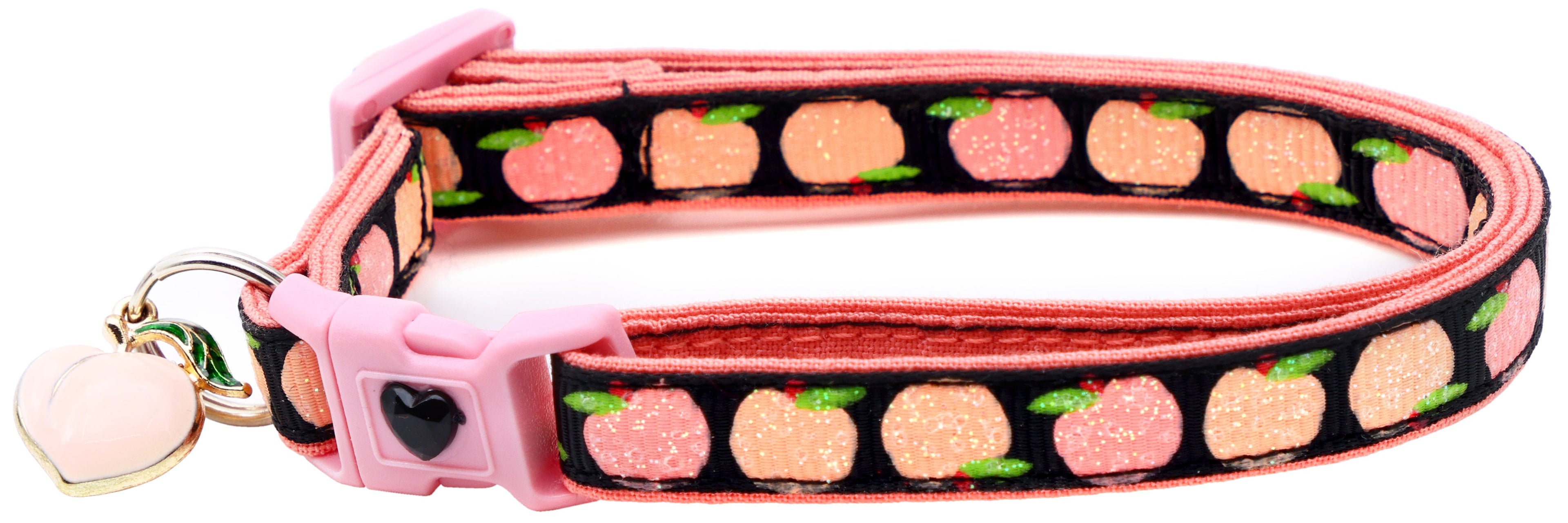 Peach Breakaway Cat Collar-2