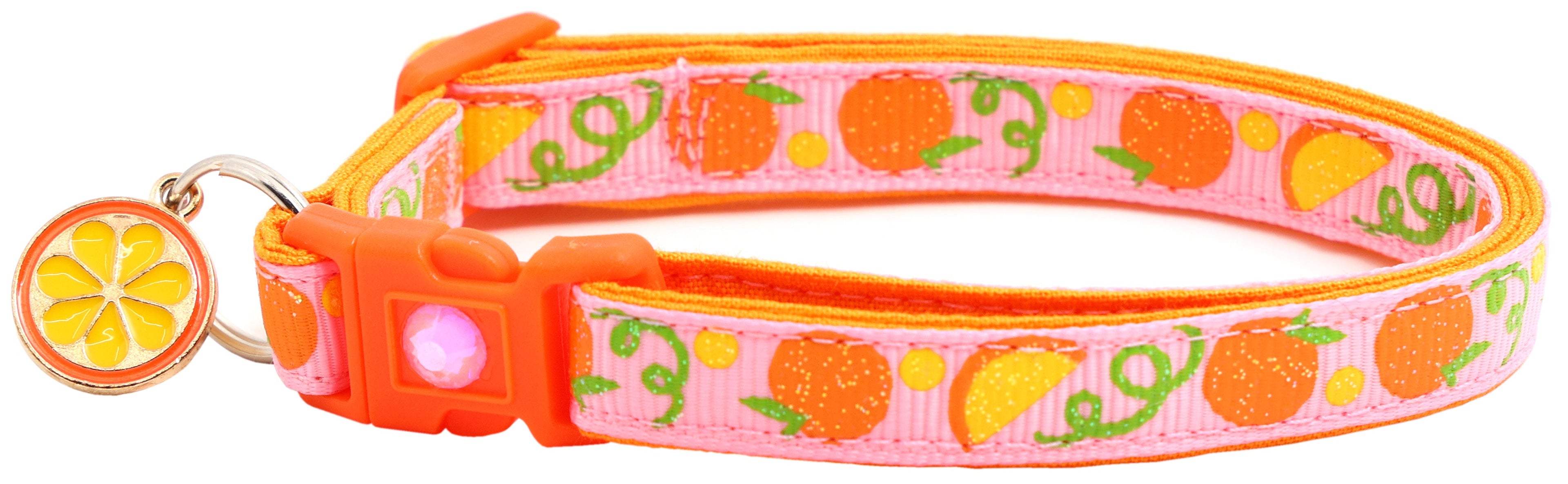 Oranges Breakaway Cat Collar-20