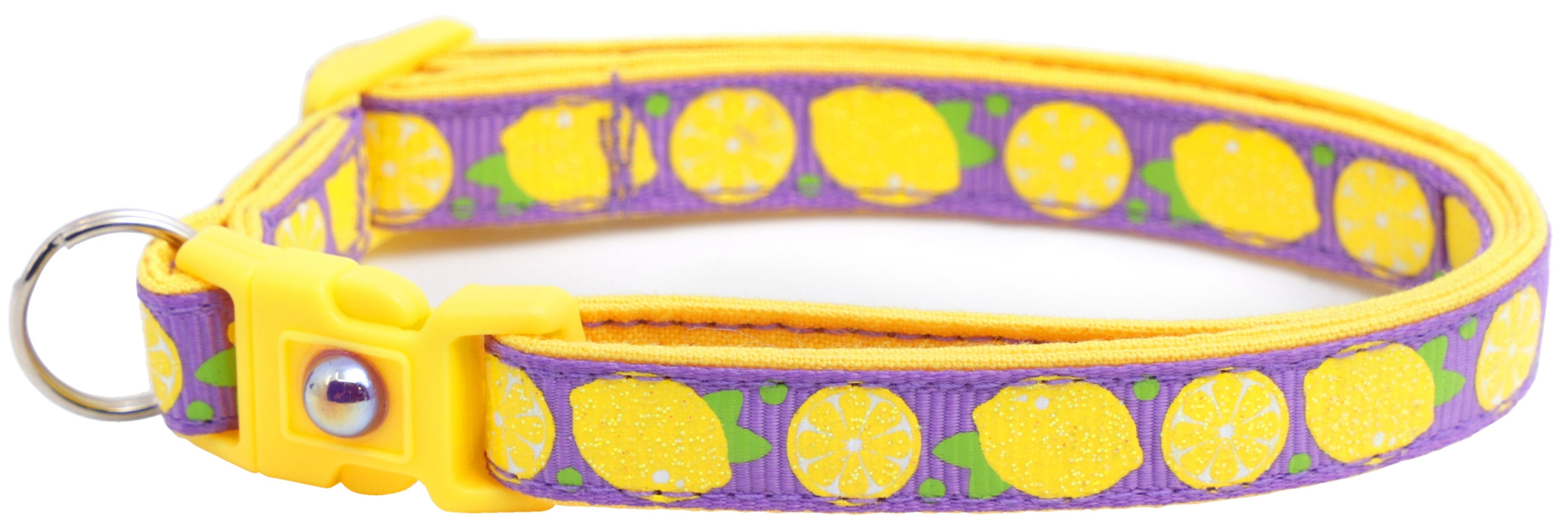 Lemon Breakaway Cat Collar-30