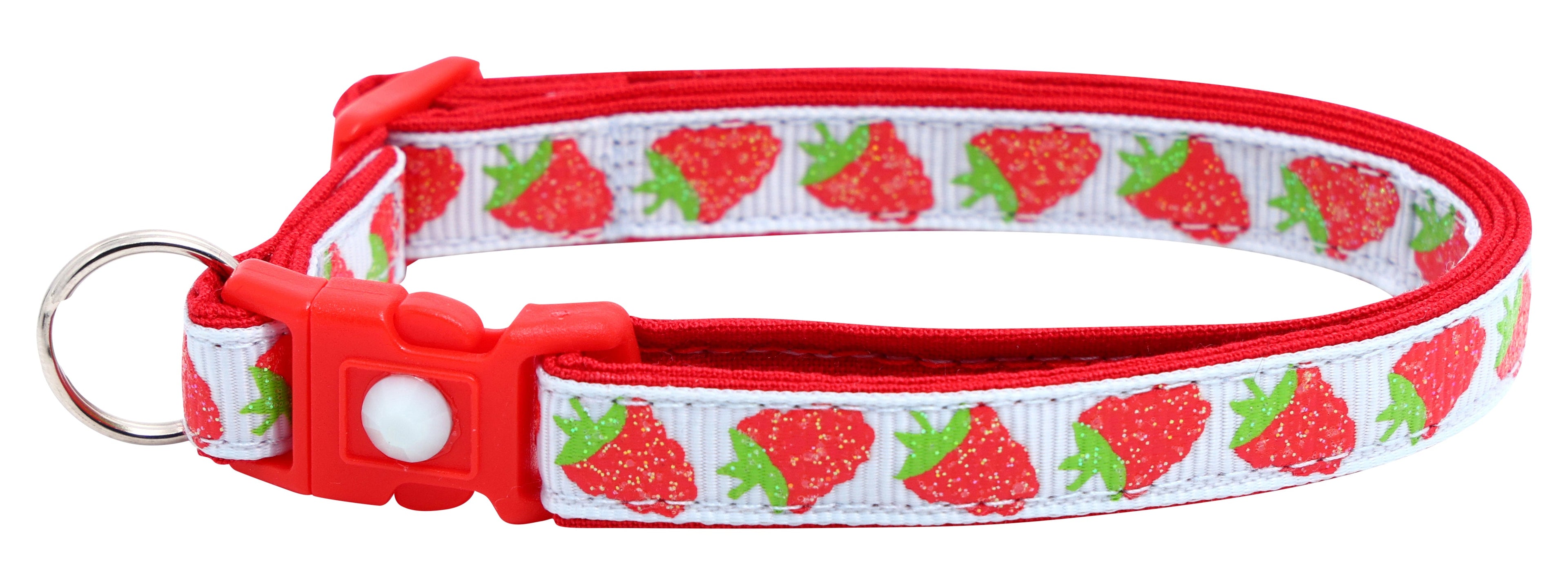 Raspberry Breakaway Cat Collar-31