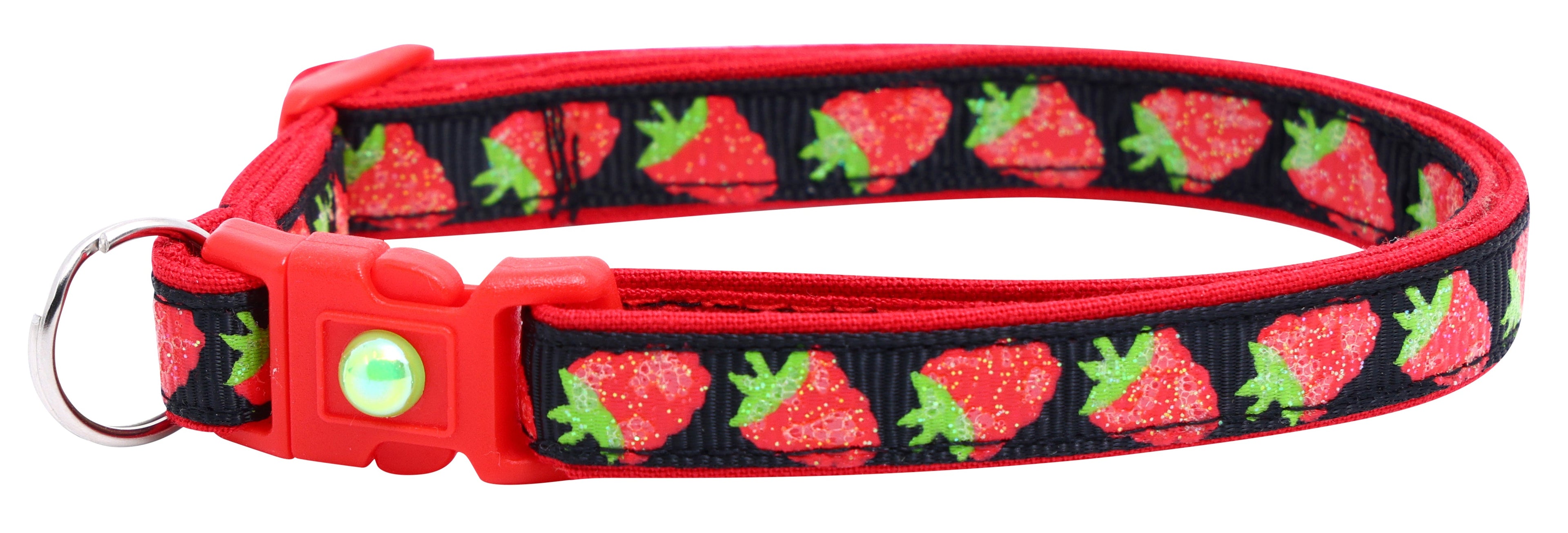 Raspberry Breakaway Cat Collar-32