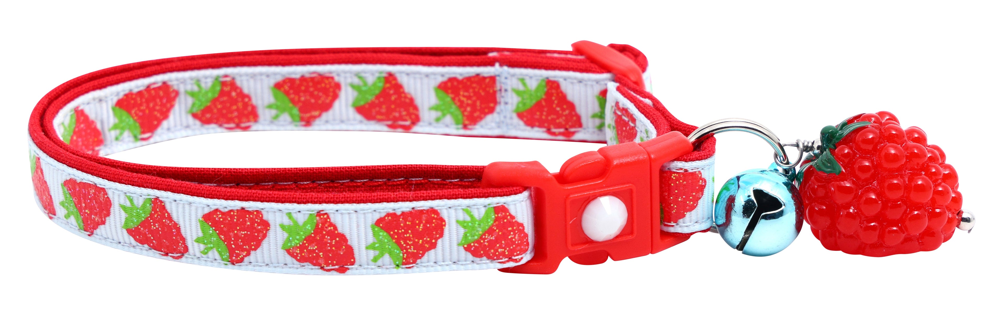 Raspberry Breakaway Cat Collar-24