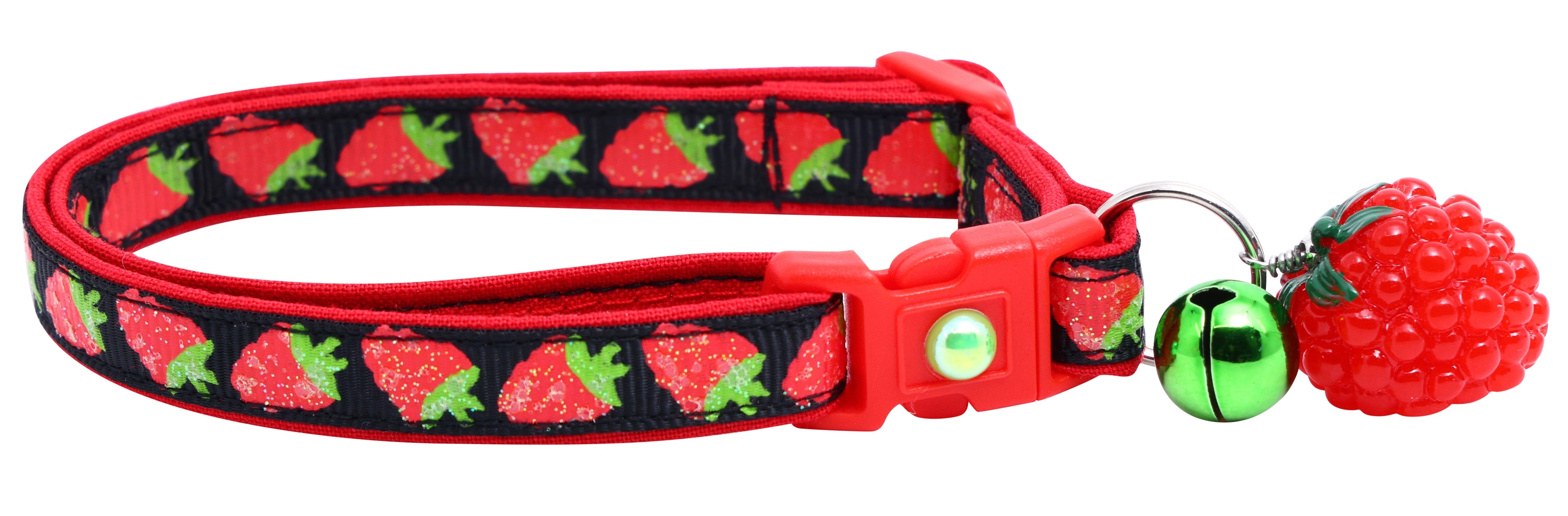 Raspberry Breakaway Cat Collar-25