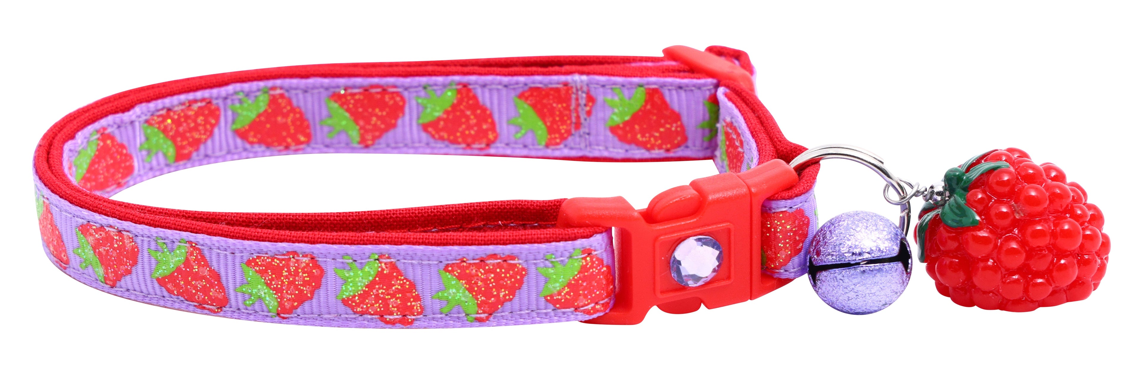 Raspberry Breakaway Cat Collar-22
