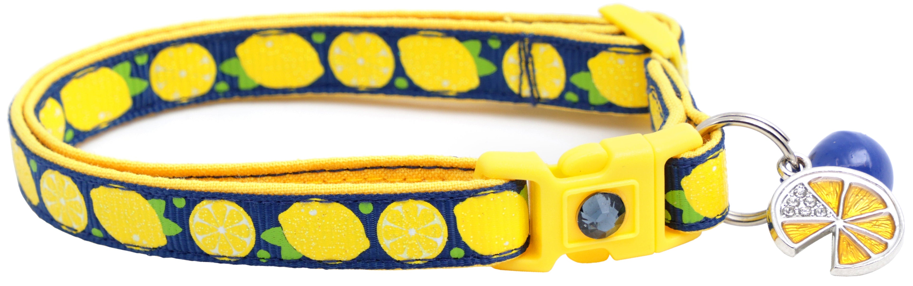 Lemon Breakaway Cat Collar-25
