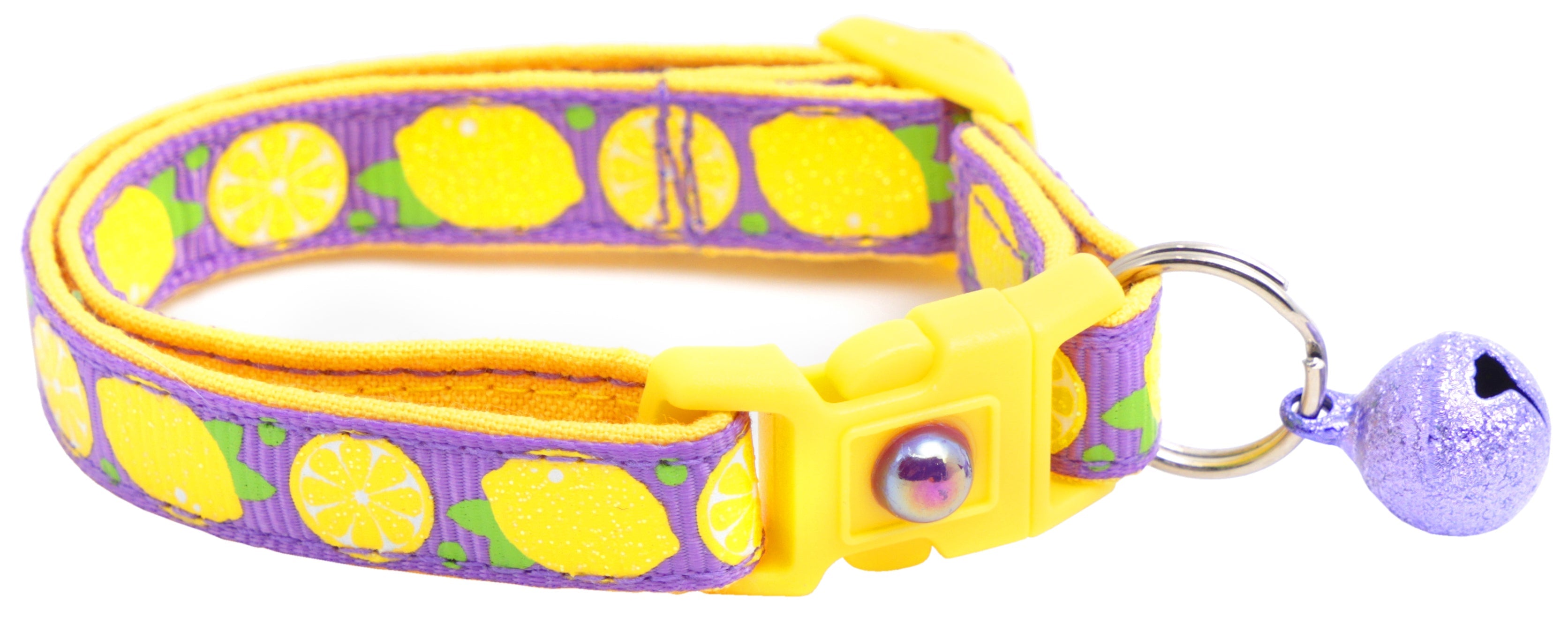 Lemon Breakaway Cat Collar-6