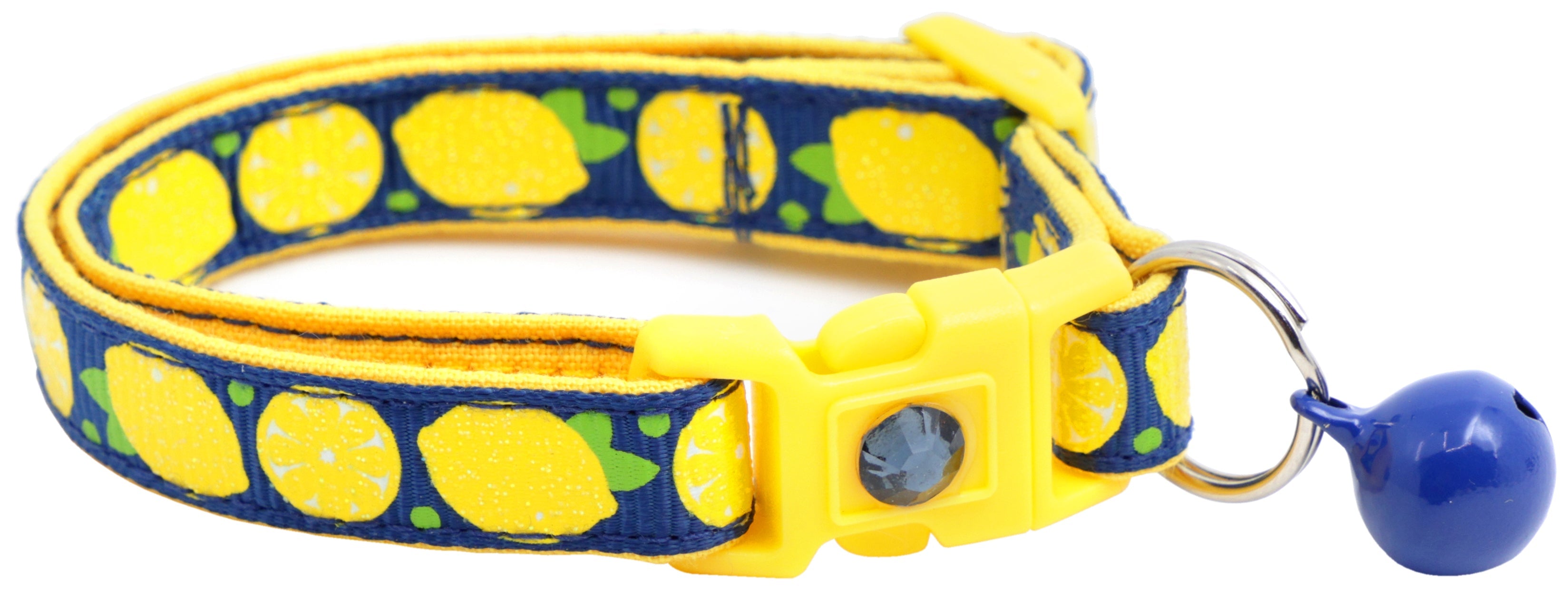 Lemon Breakaway Cat Collar-8