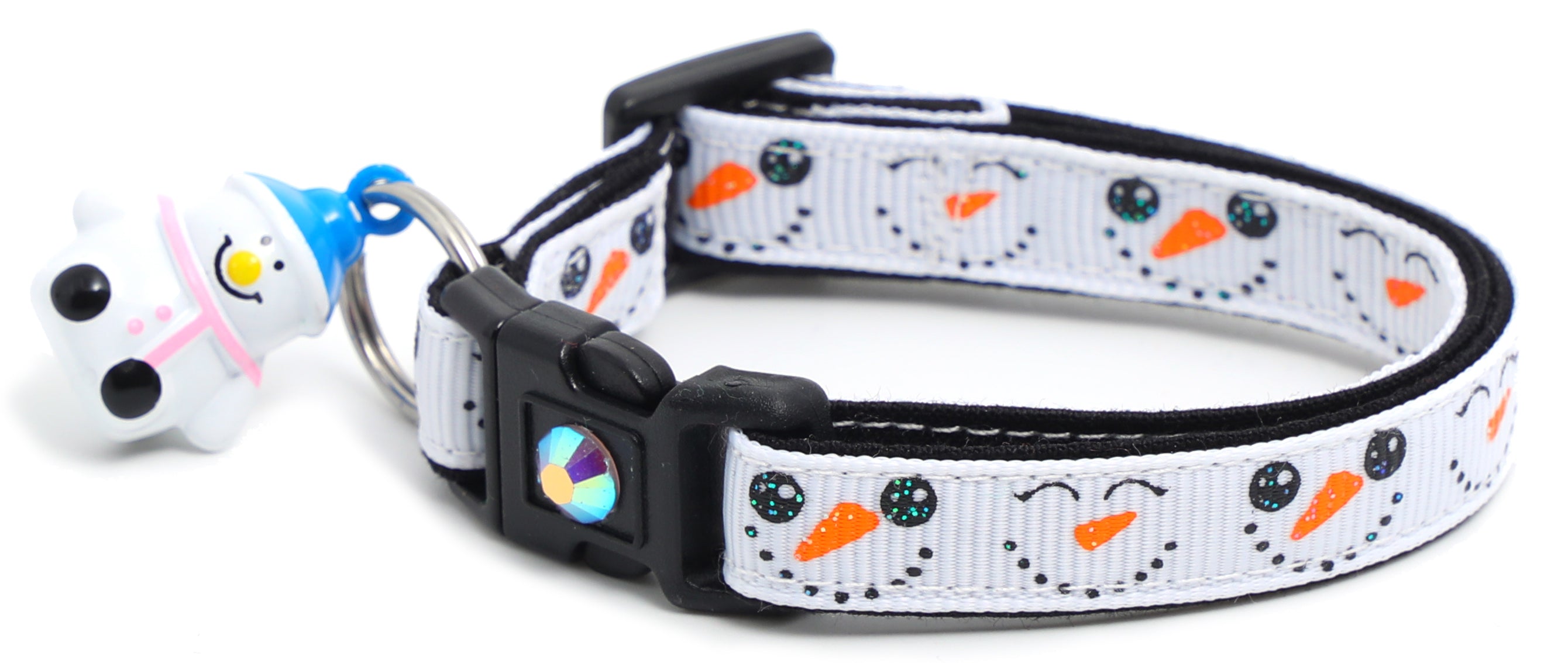 Snowman Faces Cat Collar-0