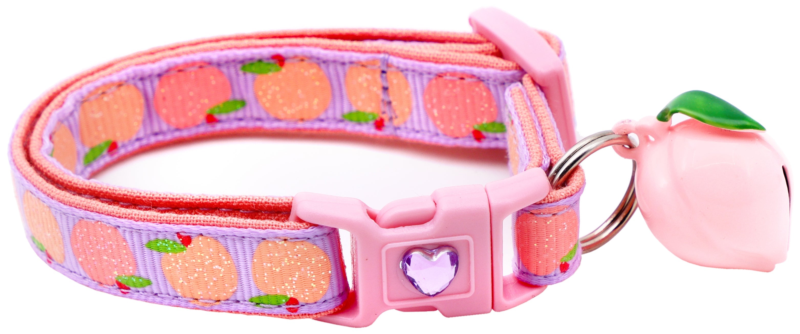 Peach Breakaway Cat Collar-8