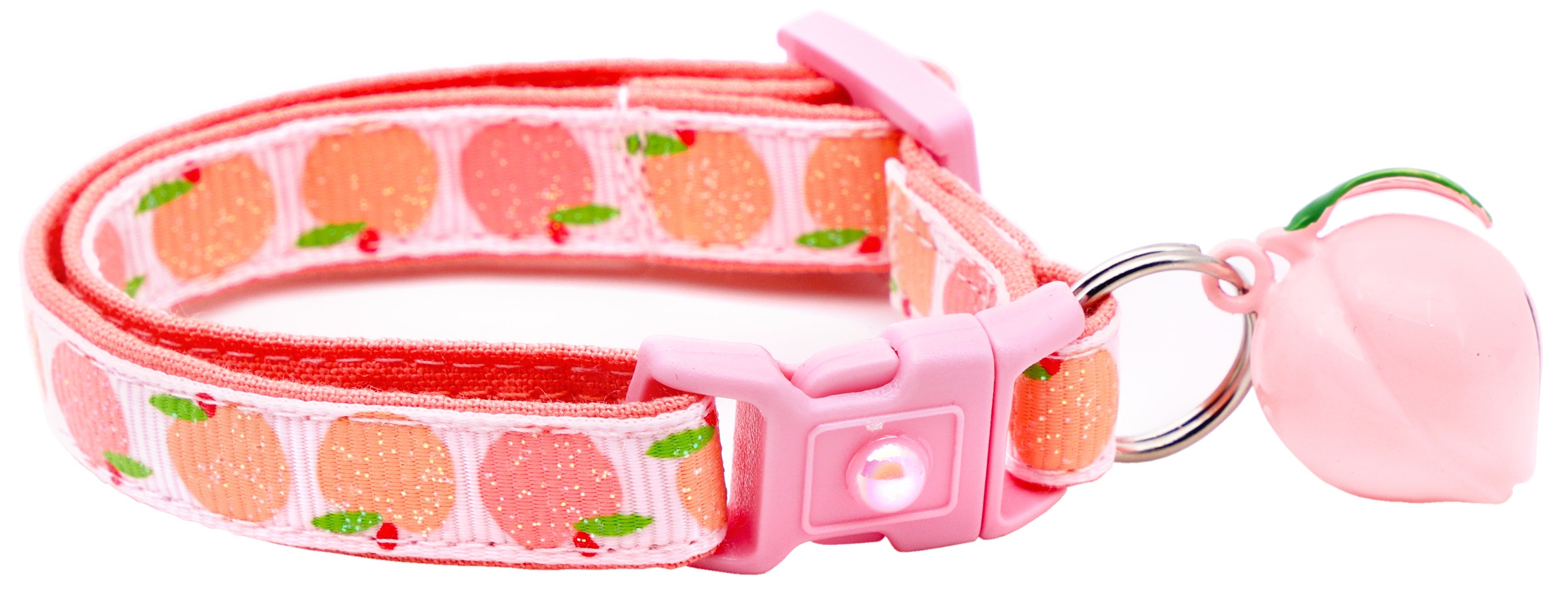Peach Breakaway Cat Collar-7