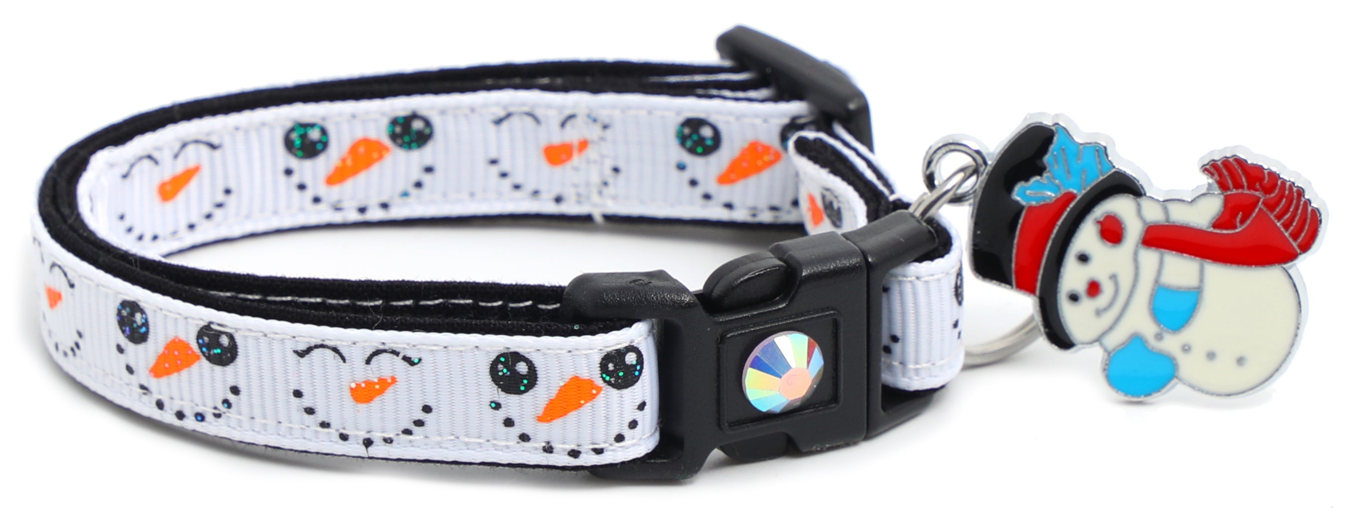 Snowman Faces Cat Collar-4