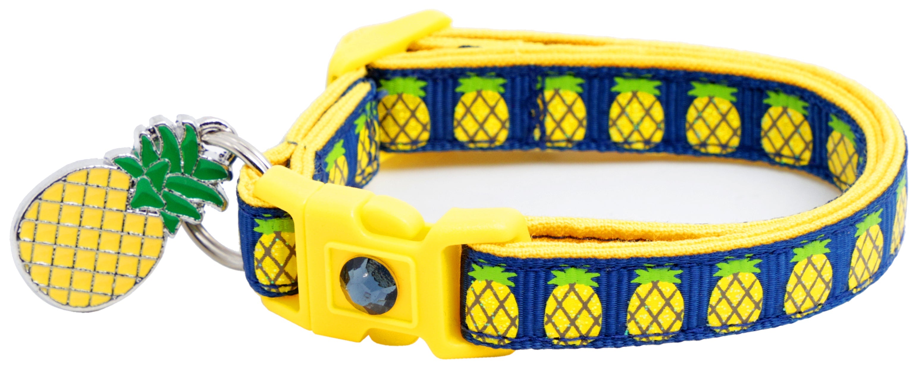 Pineapples Breakaway Cat Collar-10