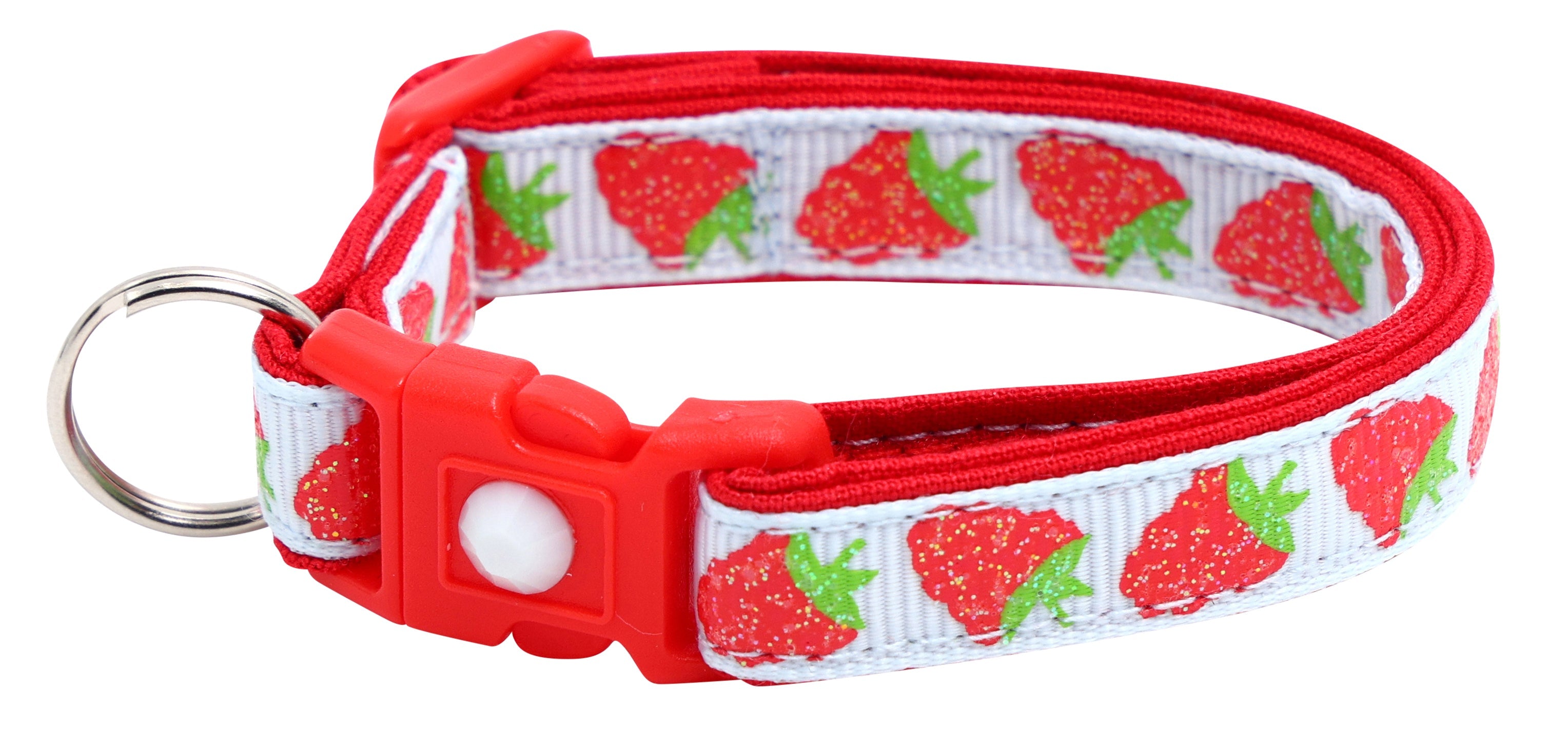 Raspberry Breakaway Cat Collar-28