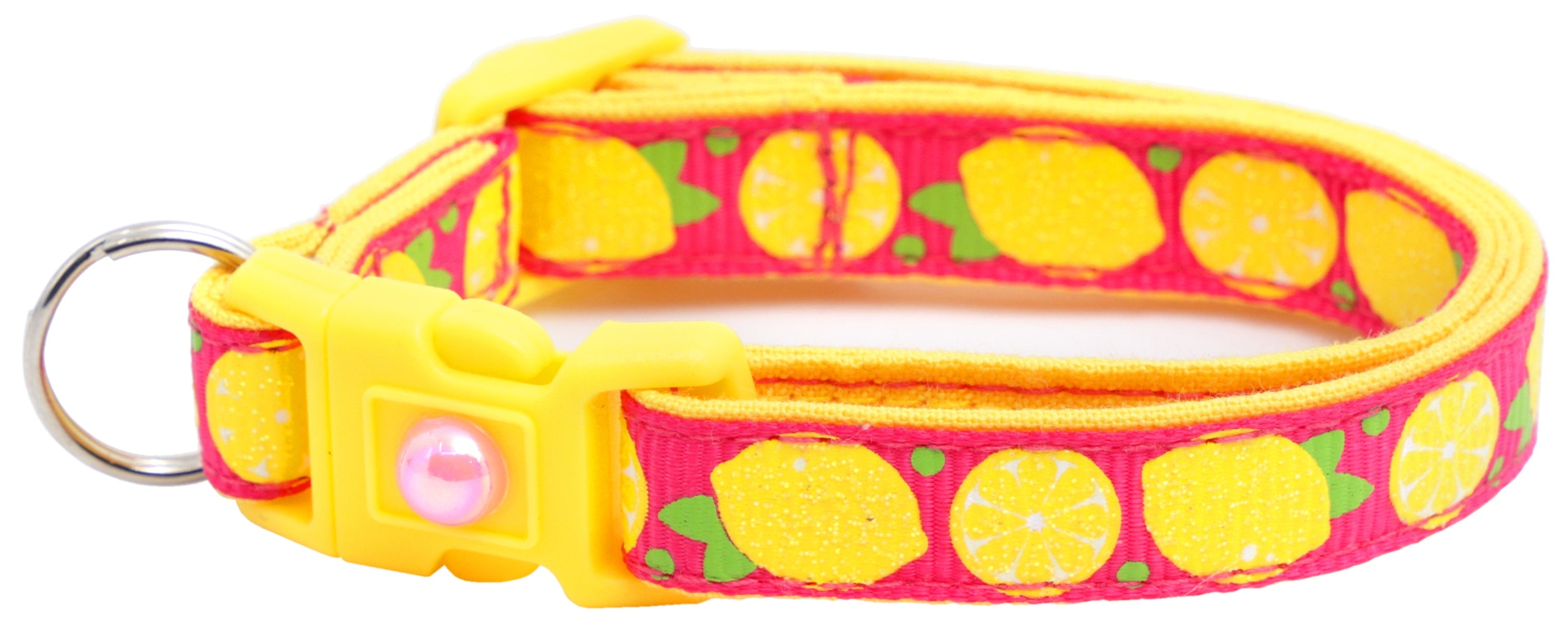 Lemon Breakaway Cat Collar-26