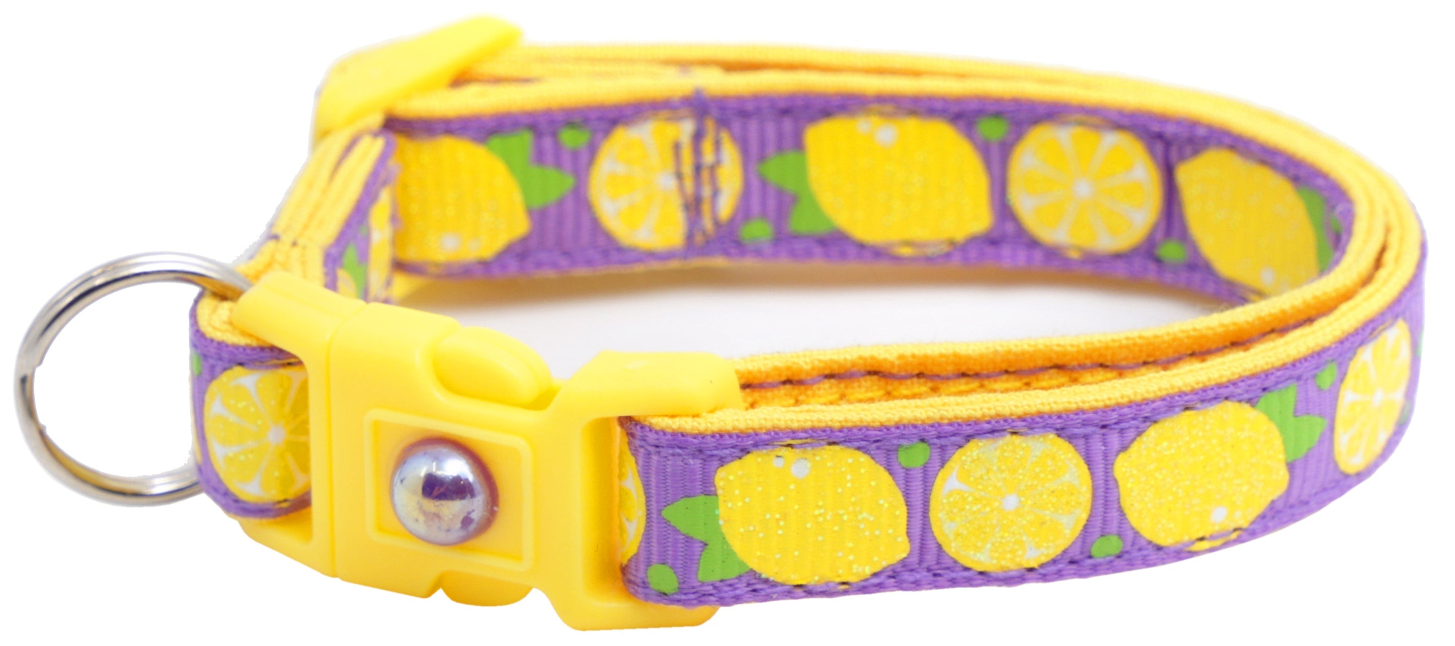 Lemon Breakaway Cat Collar-27