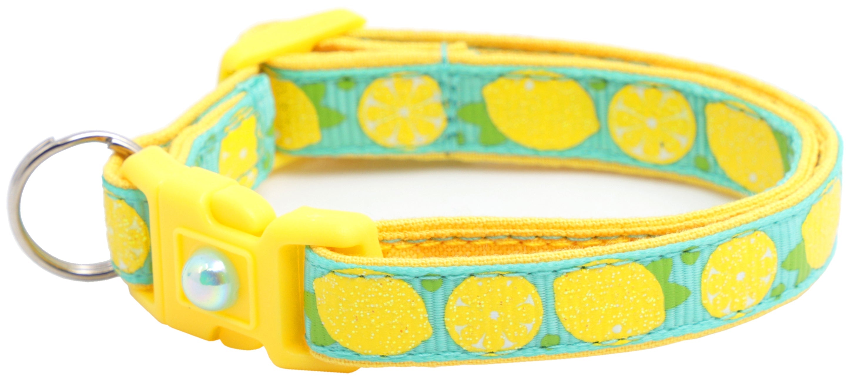 Lemon Breakaway Cat Collar-28