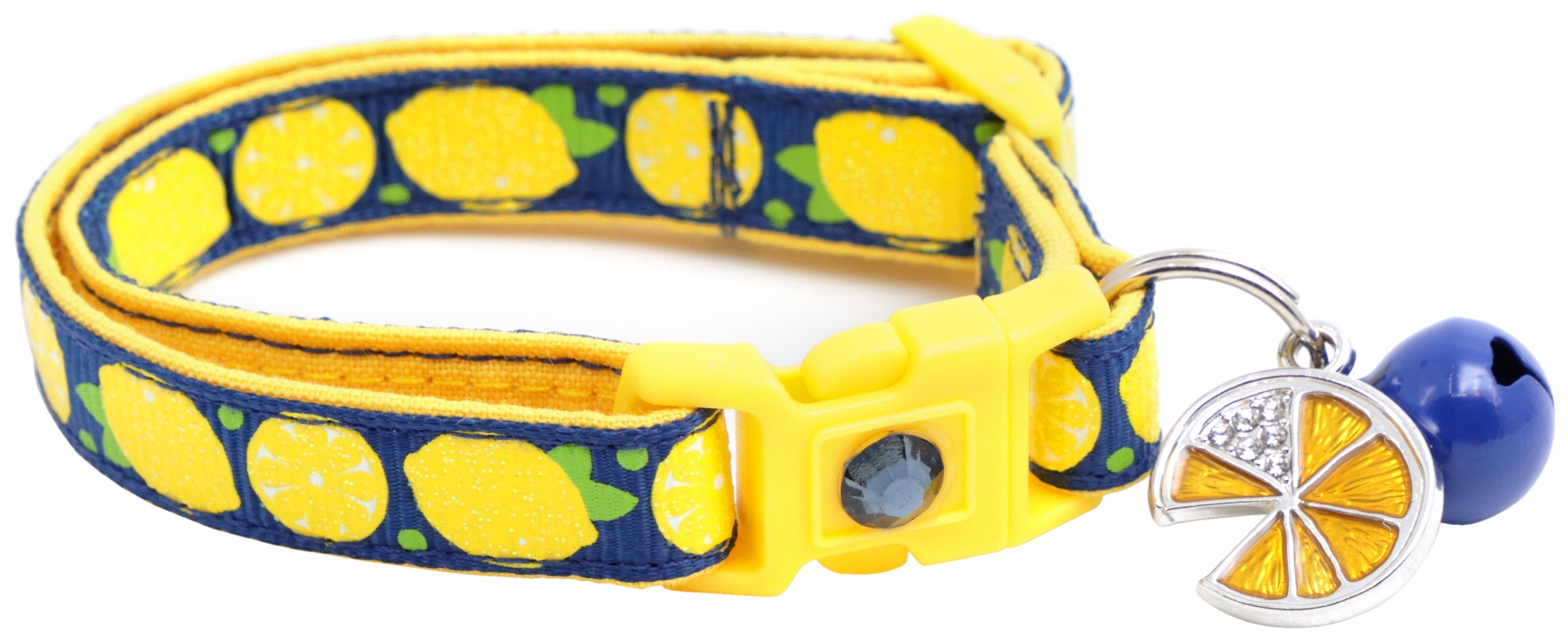 Lemon Breakaway Cat Collar-22