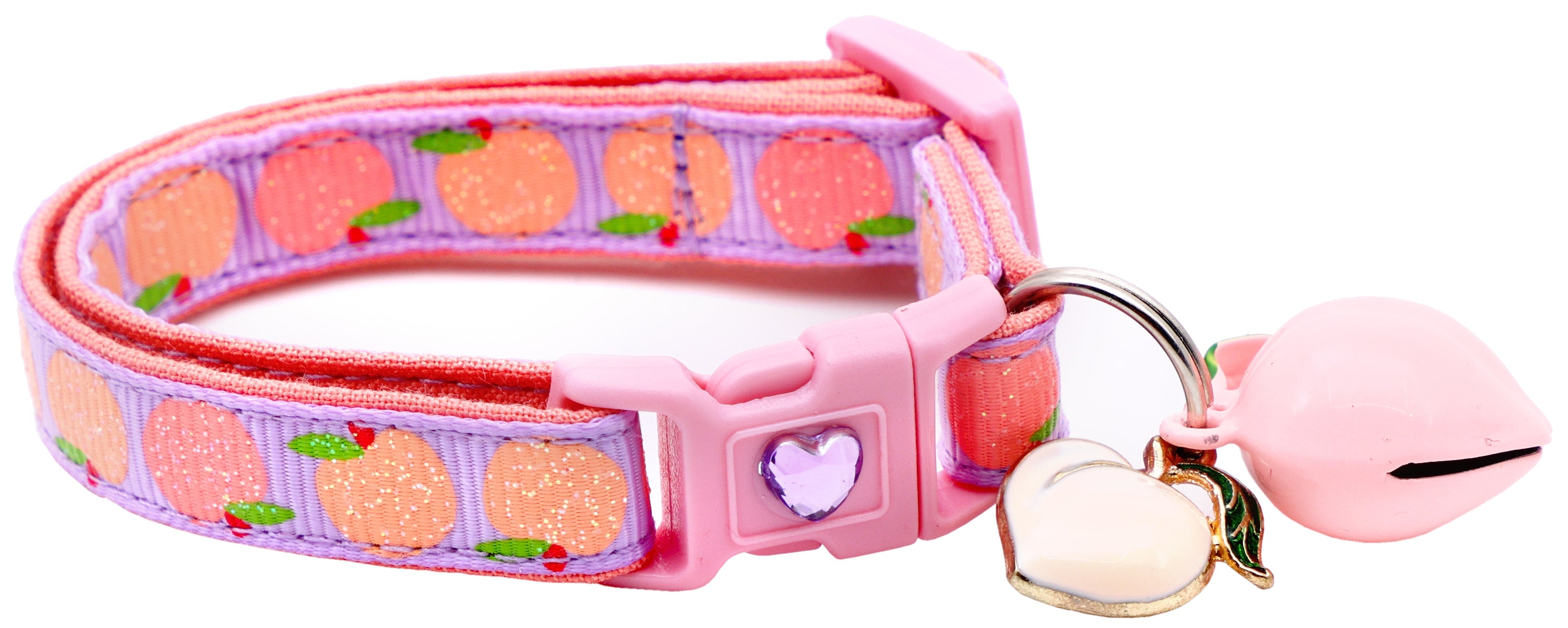 Peach Breakaway Cat Collar-22