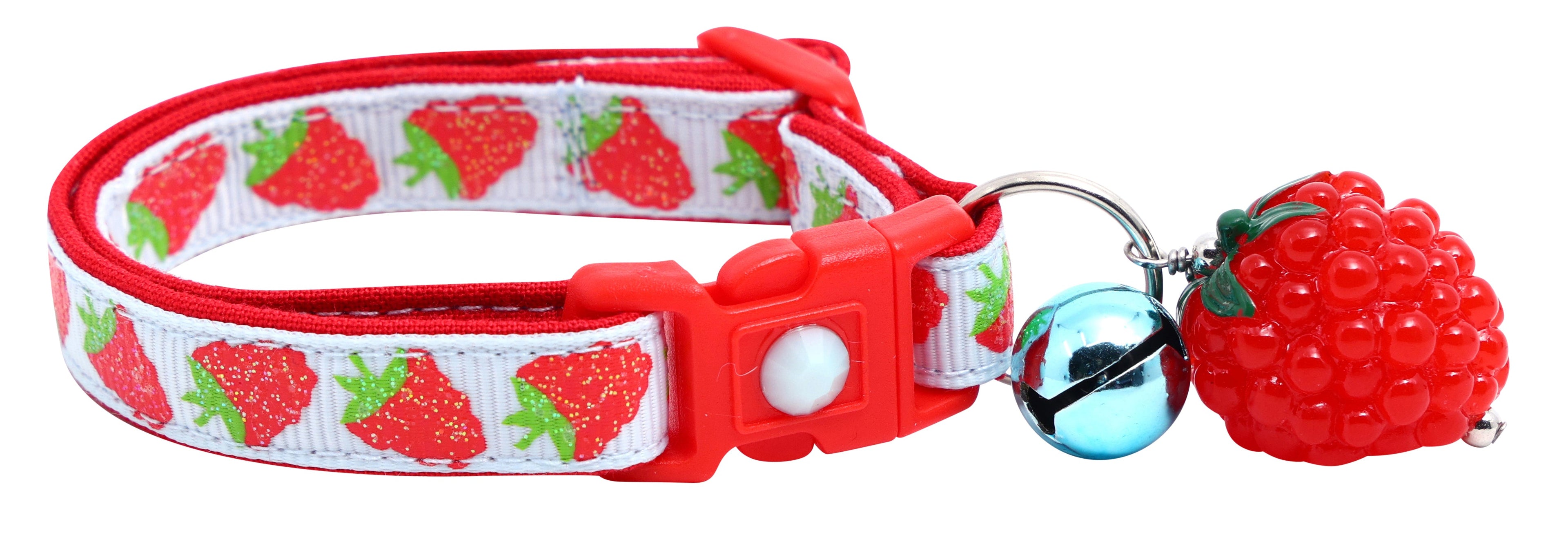 Raspberry Breakaway Cat Collar-21
