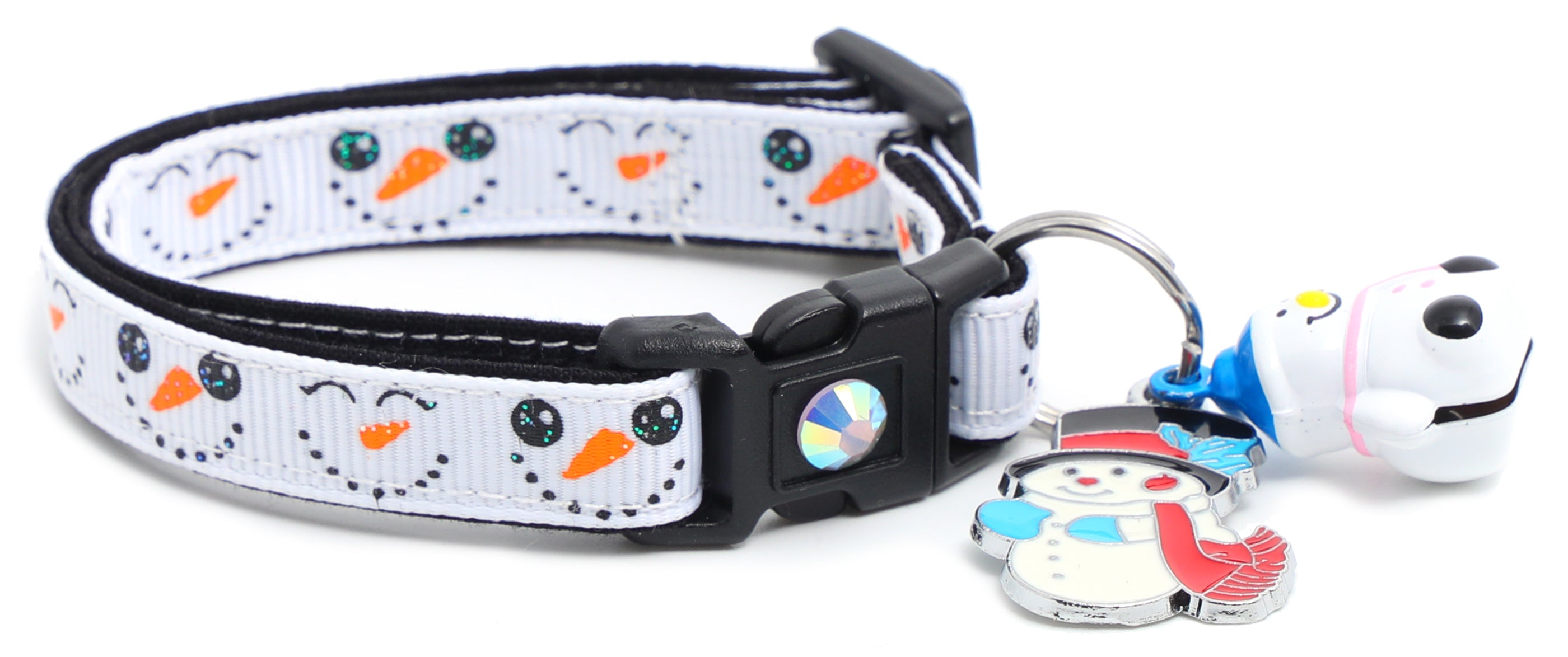 Snowman Faces Cat Collar-5