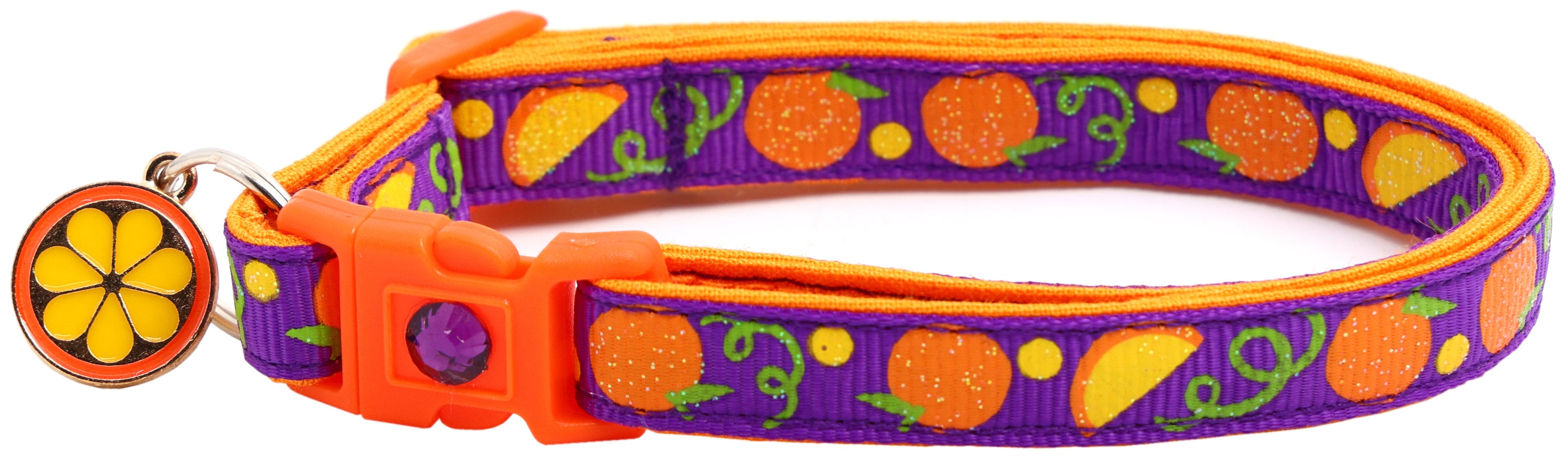 Oranges Breakaway Cat Collar-17